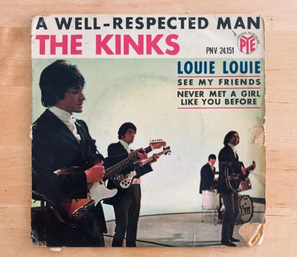 Disque vinyle 45T The Kinks A well respected man.